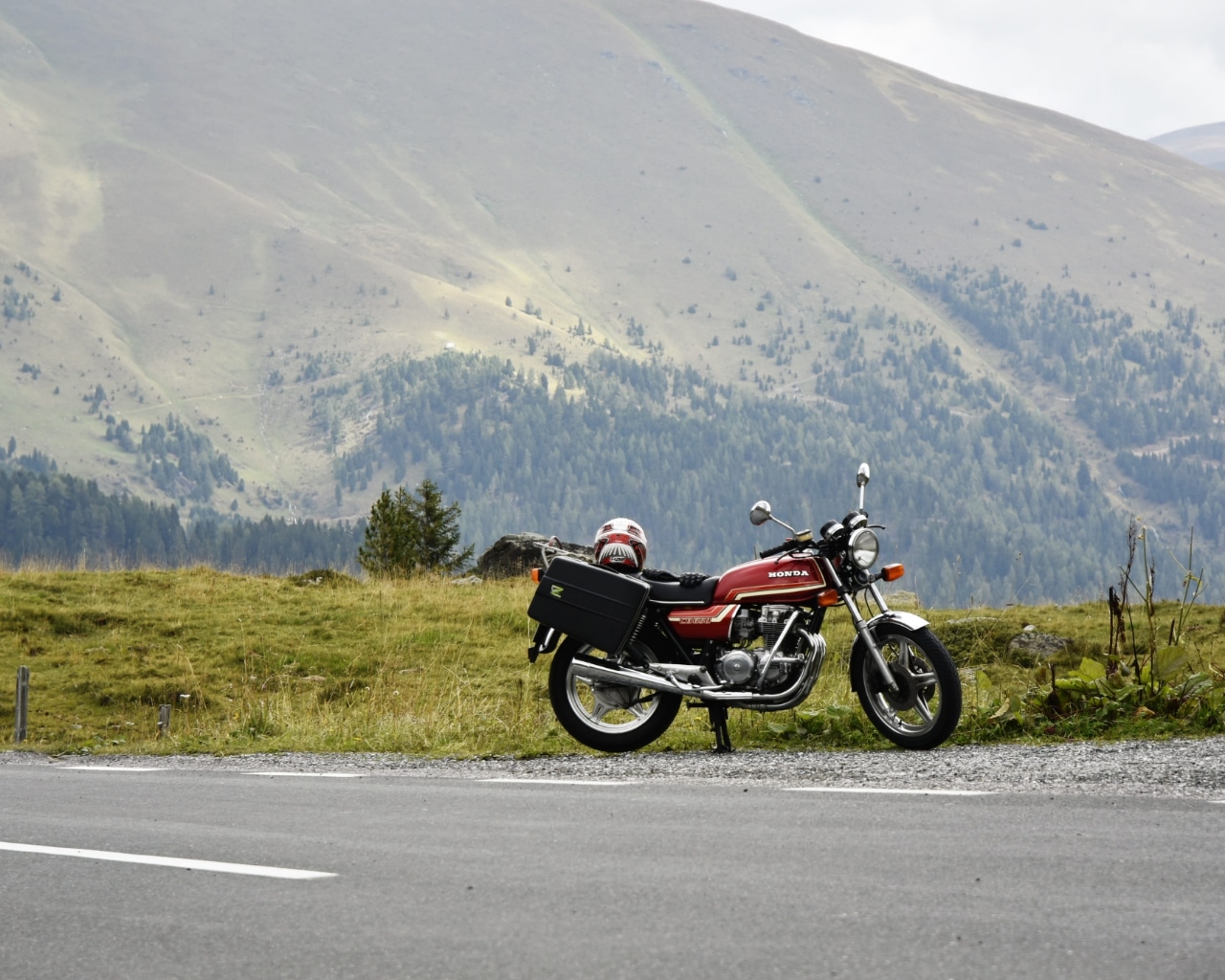 Camp On A Motorcycle Trip