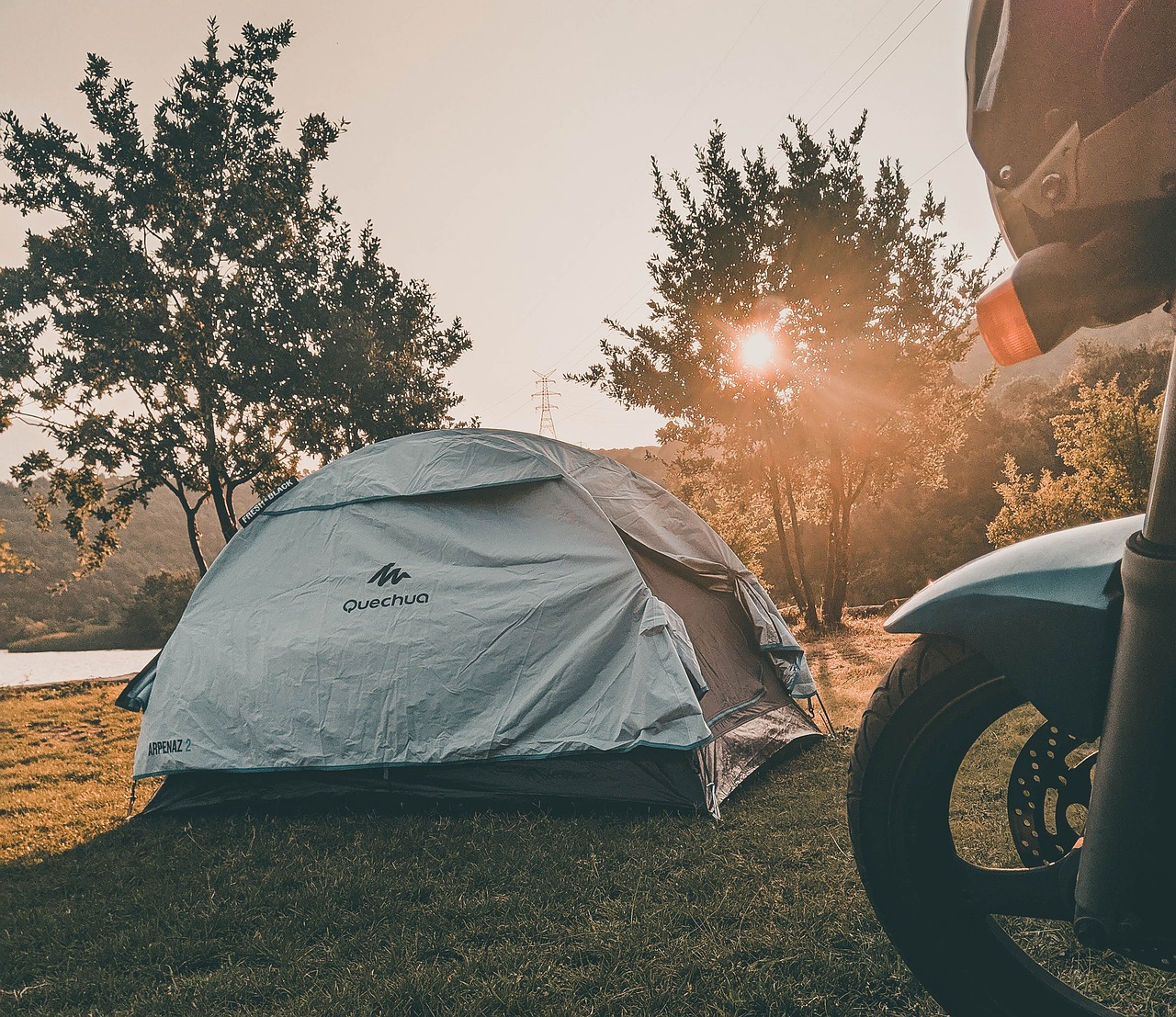 Carry A Tent On A Motorcycle